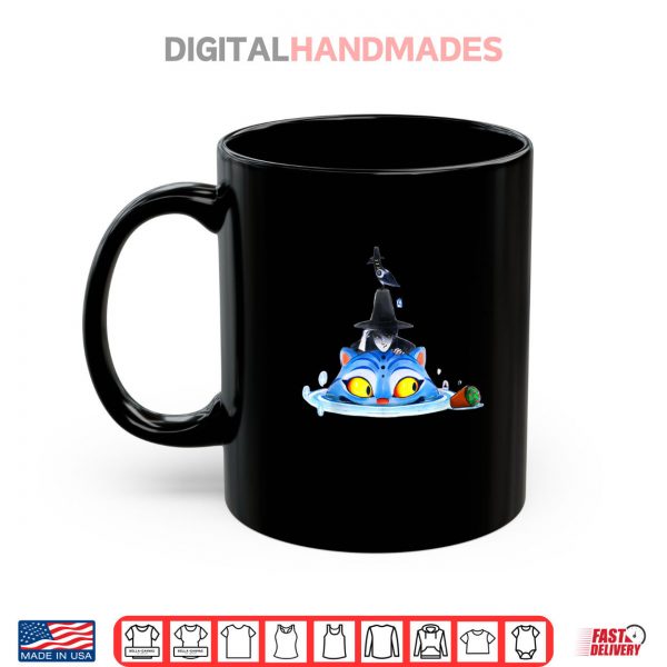 Mug Cute Derpy Tiger and Bird Japanese Art Shirt