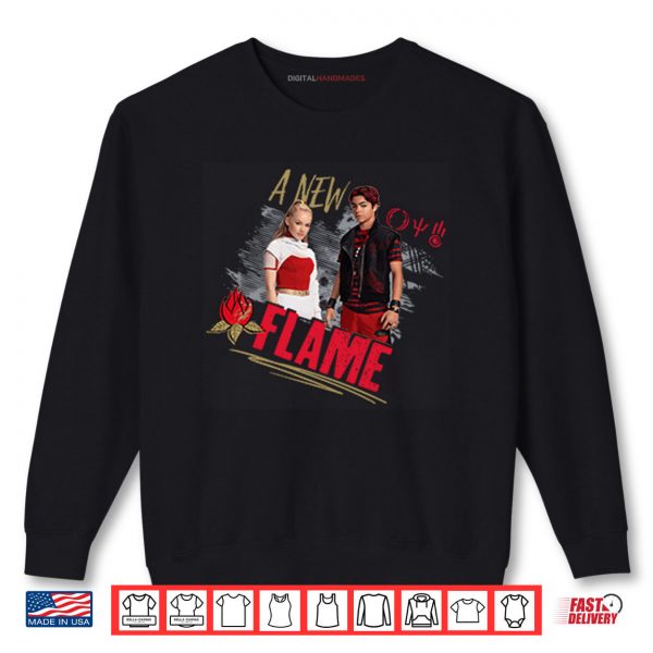 Sweatshirt Disney Zombies 4 Nova And Victor A New Flame Shirt