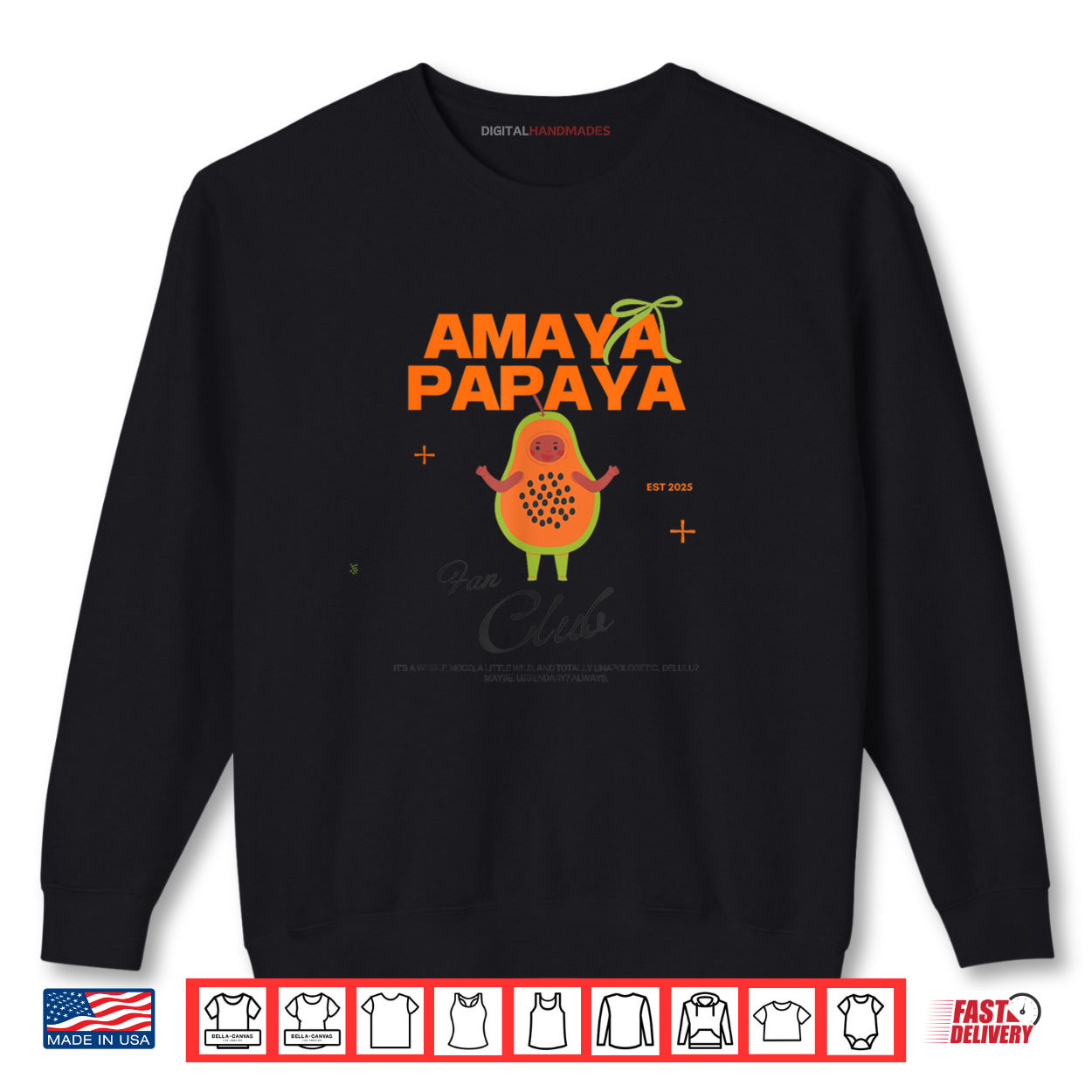 Amaya Papaya Fan Club Top Amaya Papaya Island Love Shirt 1 Sweatshirt Amaya Papaya Fan Club Top Amaya Papaya Island Love Shirt digitalhandmades