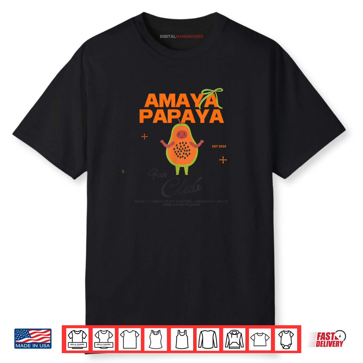Amaya Papaya Fan Club Top Amaya Papaya Island Love Shirt Amaya Papaya Fan Club Top Amaya Papaya Island Love Shirt
