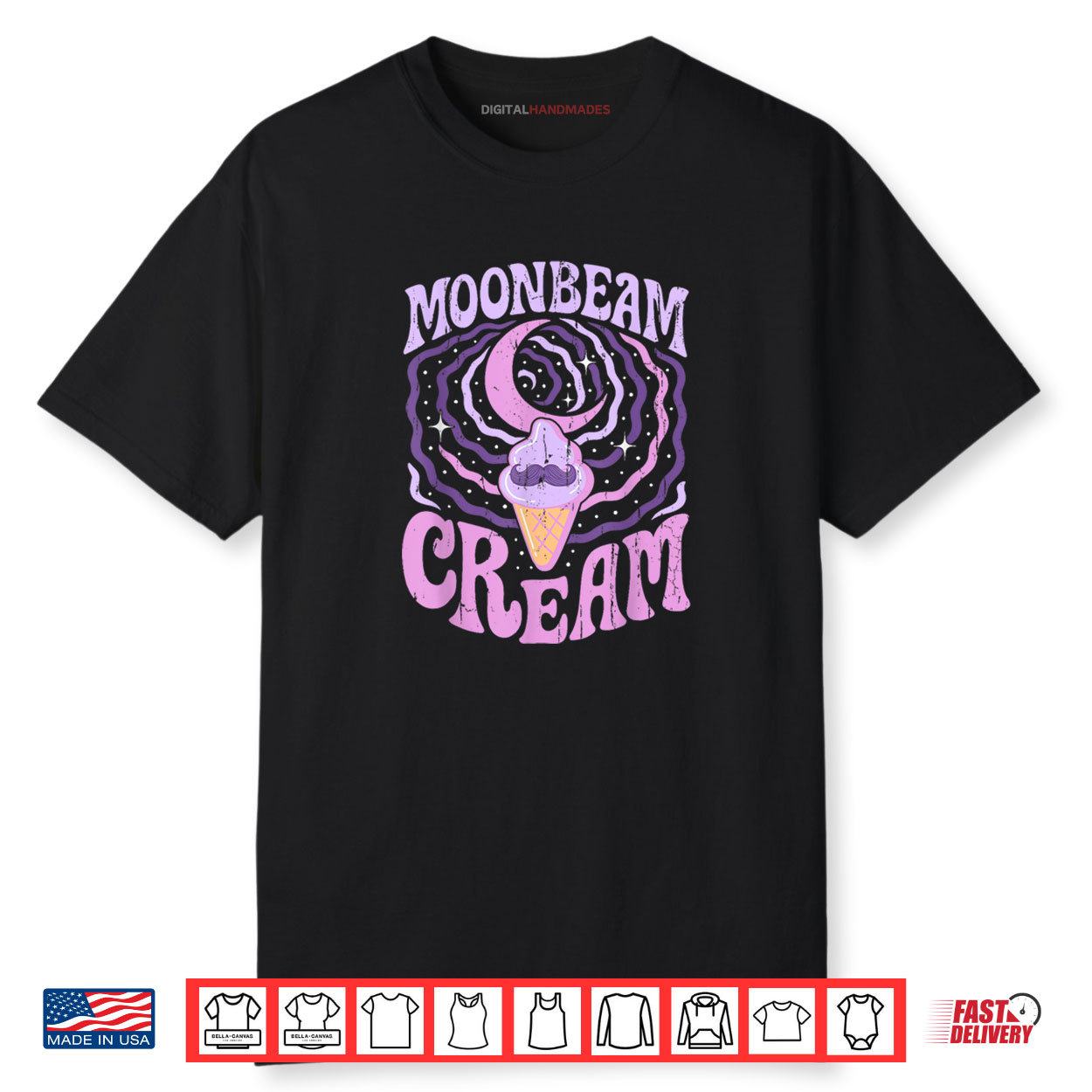 Moonbeam Ice Cream Cute Ice Cream Lover Shirt