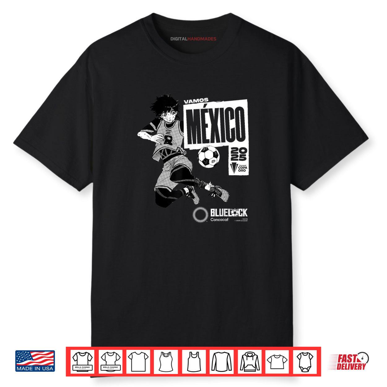 BLUE LOCK x CONCACAF GO MEXICO Bachira in Gold Cup 2025 Shirt