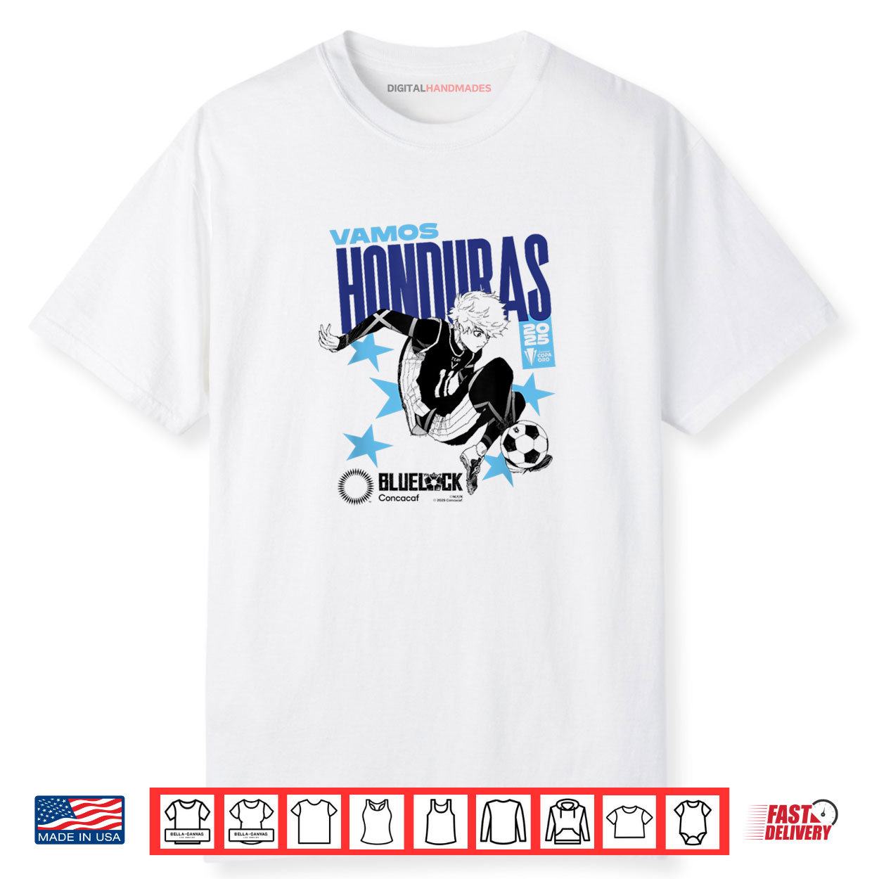 BLUE LOCK vs CONCACAF GO HONDURAS Nagi in the 2025 Gold Cup Shirt