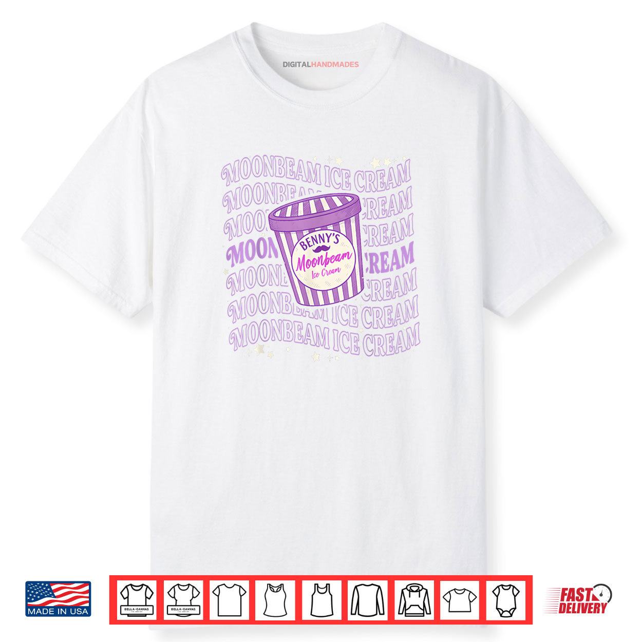 Groovy Moonbeam Ice Cream Vintage Shirt Groovy Moonbeam Ice Cream Vintage Shirt