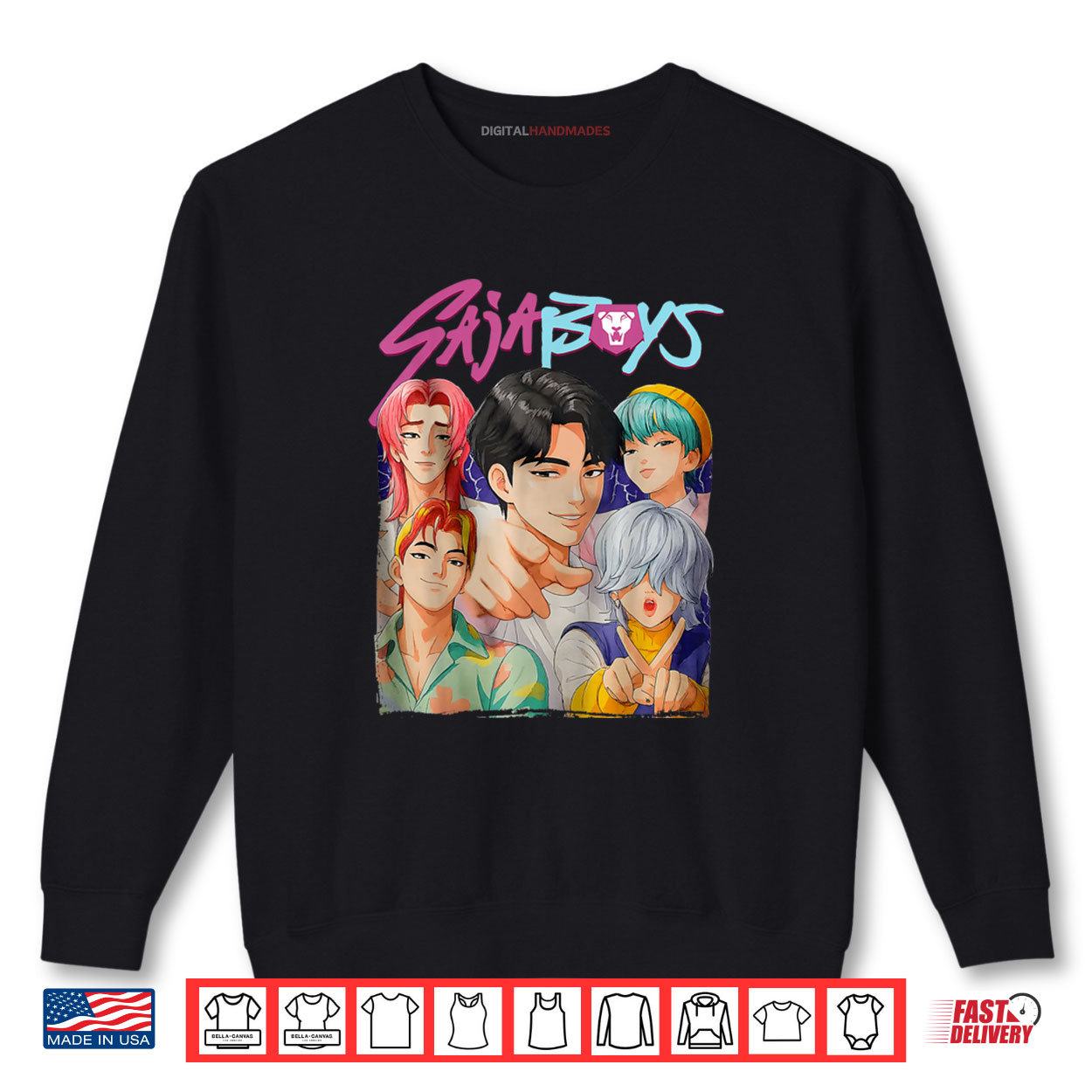 Saja Boys Bootleg Style Officially Licensed Shirt 1 Sweatshirt Saja Boys Bootleg Style Officially Licensed Shirt digitalhandmades.com