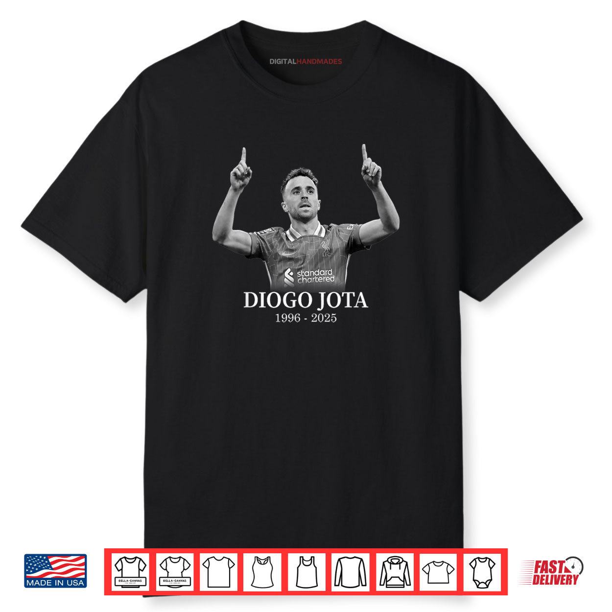 Diogo Jota Shirt Diogo Jota Memorial 1996–2025 Shirt