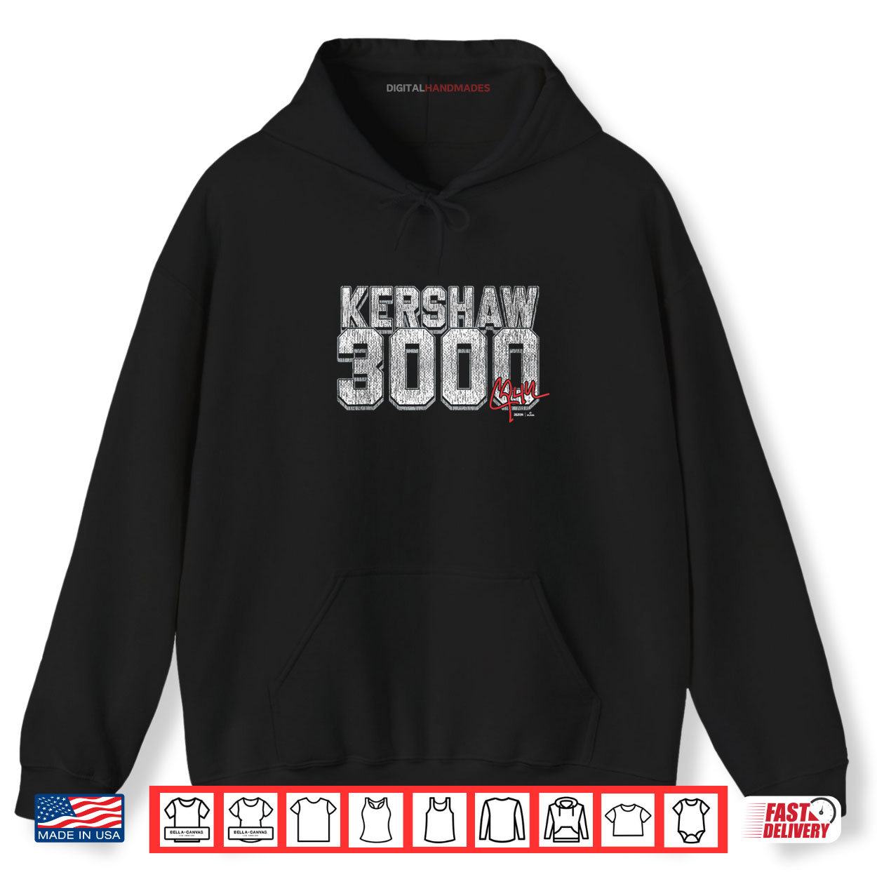 Clayton Kershaw 3000 Strikeouts Shirt 2 Hoodie Clayton Kershaw 3000 Strikeouts Shirt digitalhandmades.com