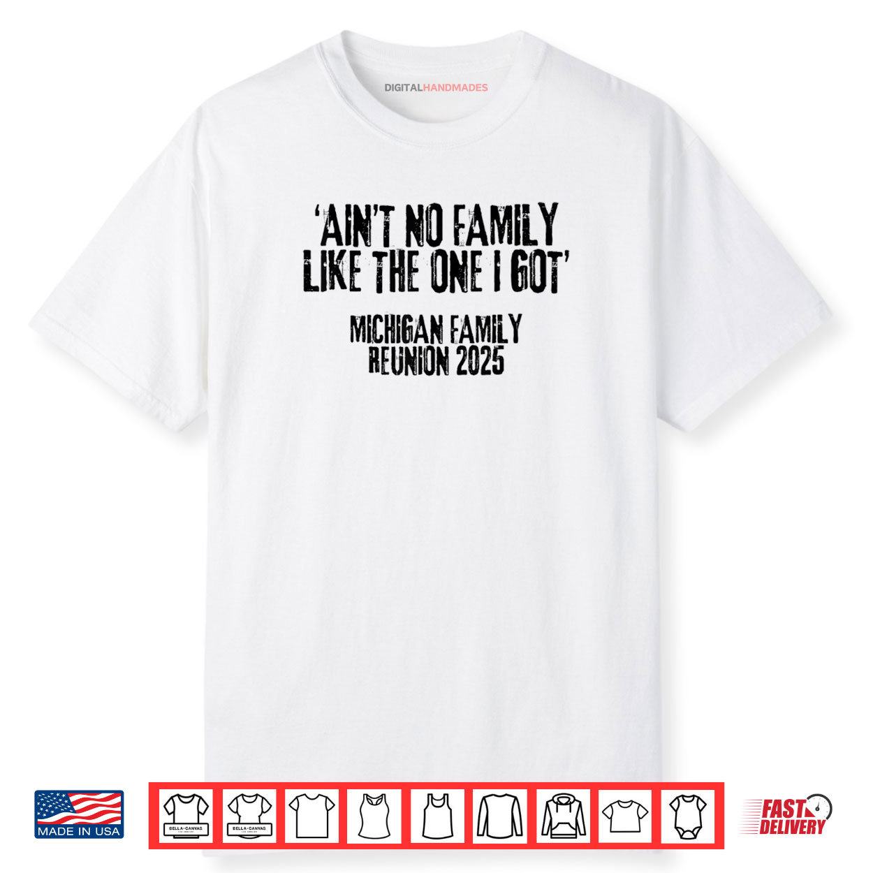 Aint No Family Like The One I Got Michigan Reunion 2025 Shirt