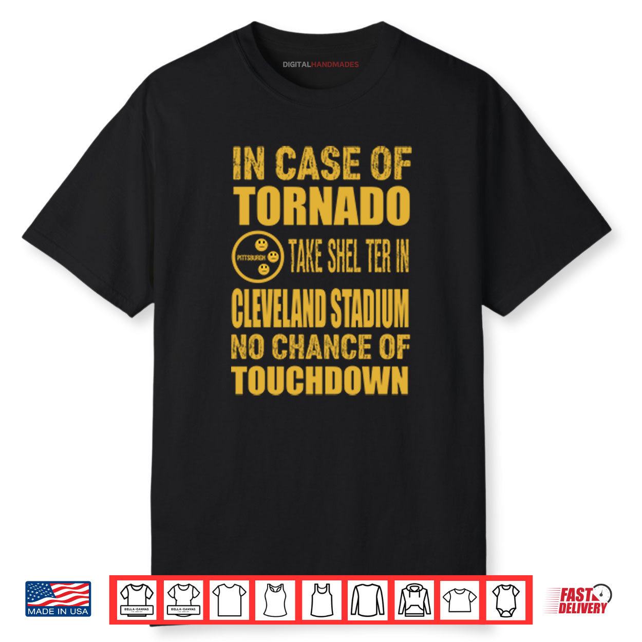 Pittsburgh Cleveland In Case Of Tornado Shirt