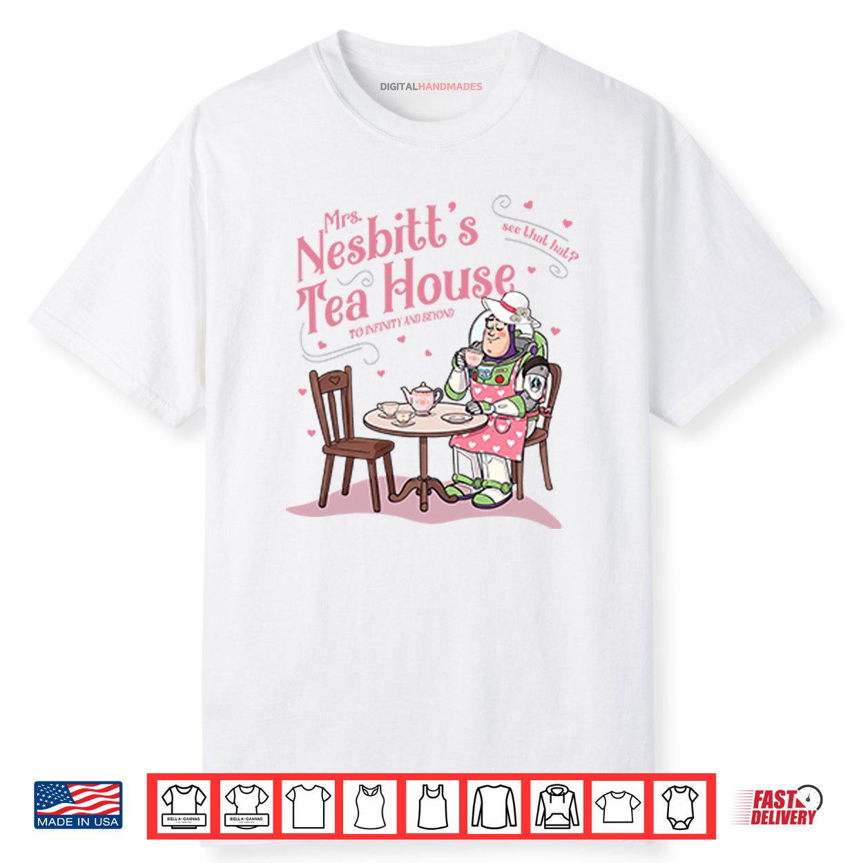 Mrs Nesbitt’s Tea House See That Hat To Infinity And Beyond Shirt Mrs Nesbitt’s Tea House See That Hat To Infinity And Beyond Shirt
