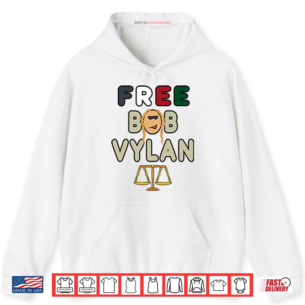 Free Bob Vylan Shirt 2 Hoodie Free Bob Vylan Shirt digitalhandmades