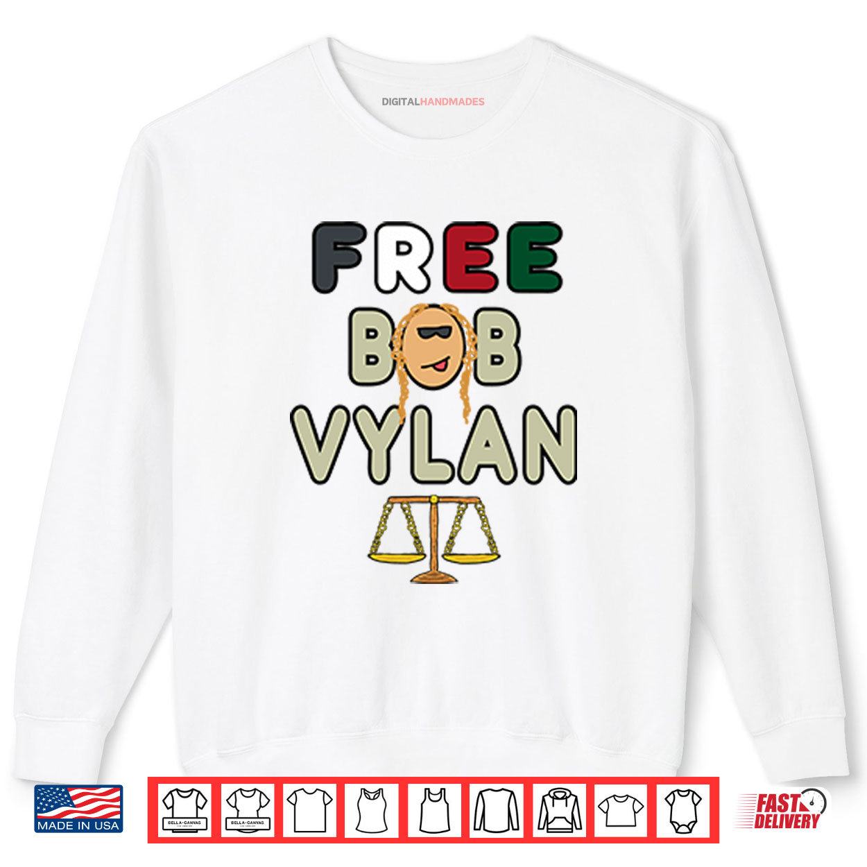 Free Bob Vylan Shirt 1 Sweatshirt Free Bob Vylan Shirt digitalhandmades