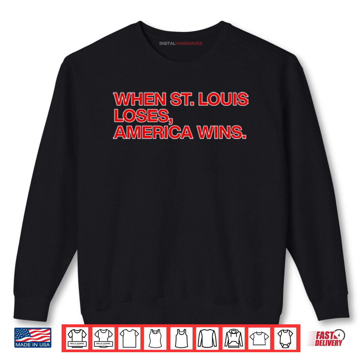 Chicago Cubs When St. Louis Loses America Wins Shirt 1 Sweatshirt Chicago Cubs When St. Louis Loses America Wins Shirt digitalhandmades