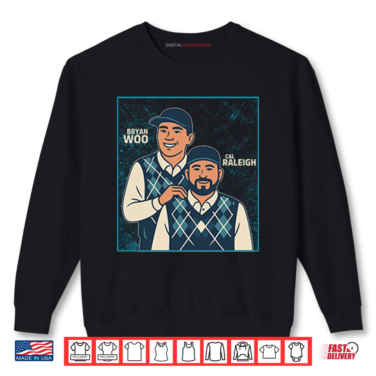 Bryan Woo And Cal Raleigh Step Brothers Seattle Mariners Shirt 1 Sweatshirt Bryan Woo And Cal Raleigh Step Brothers Seattle Mariners Shirt digitalhandmades