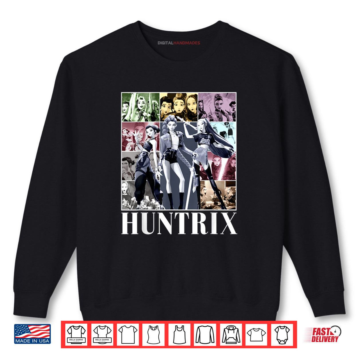 Huntrix KPop Demon Hunters Shirt 1 Sweatshirt Huntrix KPop Demon Hunters Shirt digitalhandmades