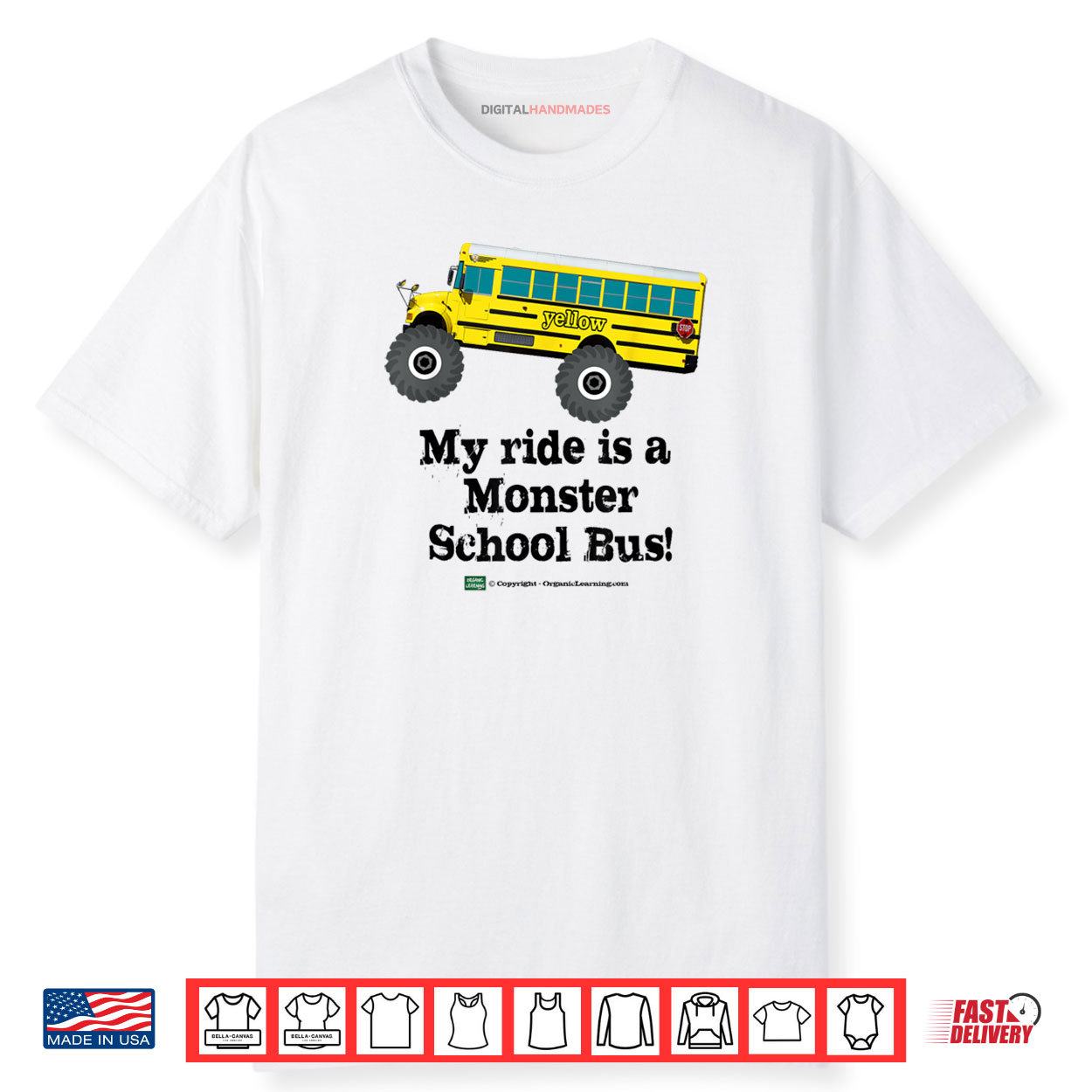Monster School Bus Shirt