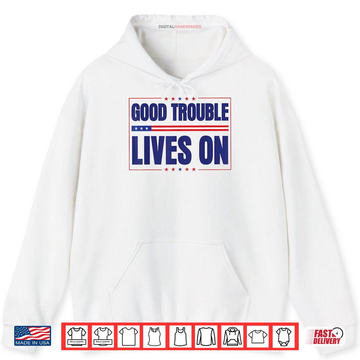 Good Necessary Trouble Lives On Resistance Political Merch Shirt 2 Hoodie Good Necessary Trouble Lives On Resistance Political Merch Shirt digitalhandmades