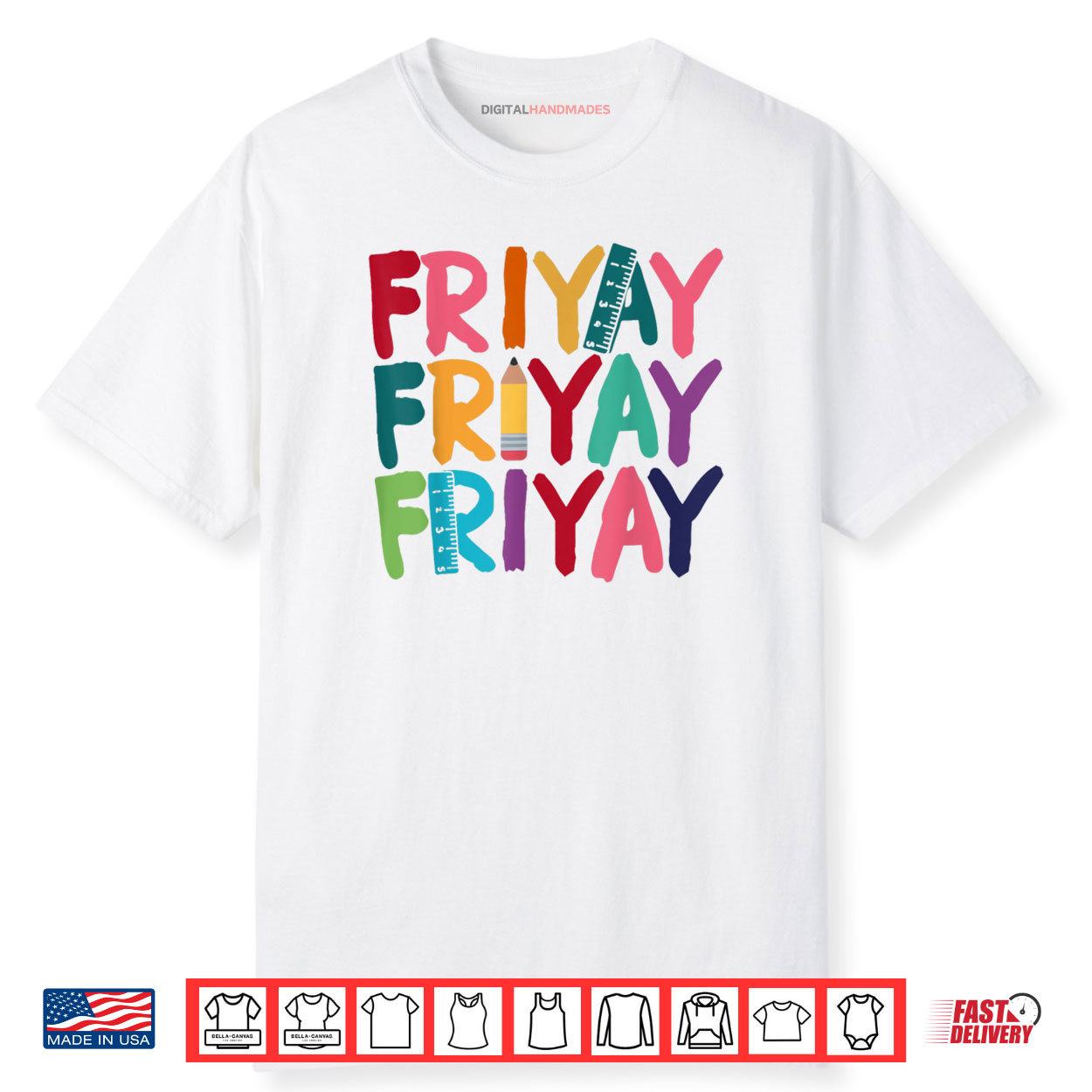 Fri Yay Happy Friday Funny Weekend Teacher Back To School Shirt Fri Yay Happy Friday Funny Weekend Teacher Back To School Shirt