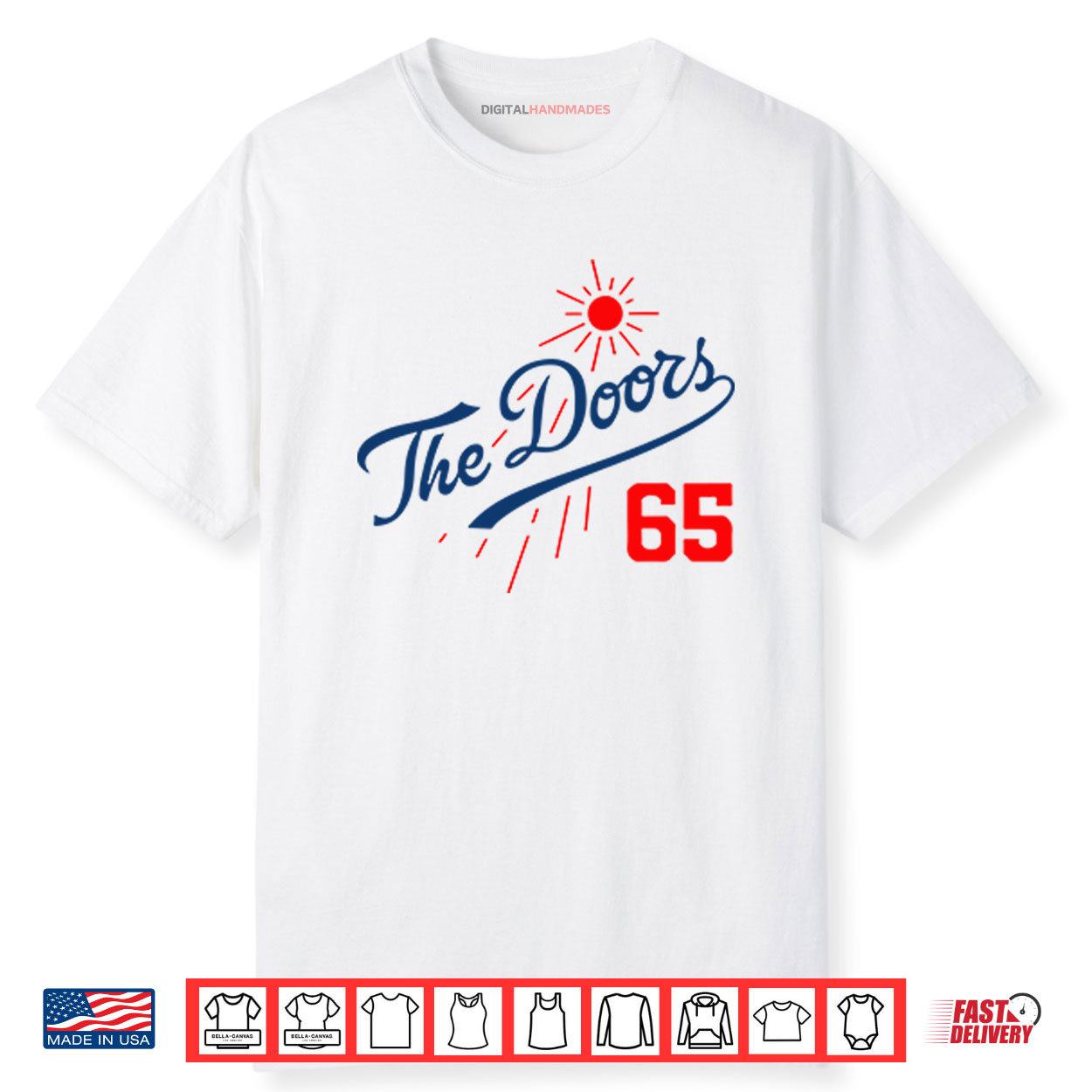 The Doors Summer Baseball 65 Los Angeles Dodgers Shirt The Doors Summer Baseball 65 Los Angeles Dodgers Shirt
