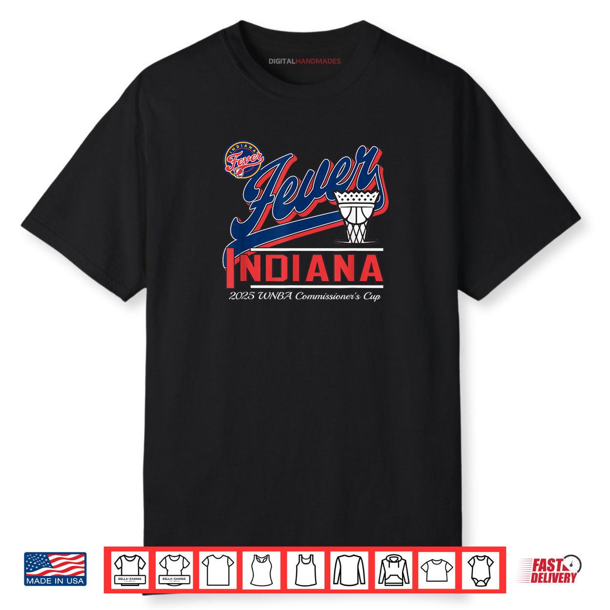 WNBA Official Commissioner’s Cup 2025 Raise Indiana Fever Shirt WNBA Official Commissioner’s Cup 2025 Raise Indiana Fever Shirt