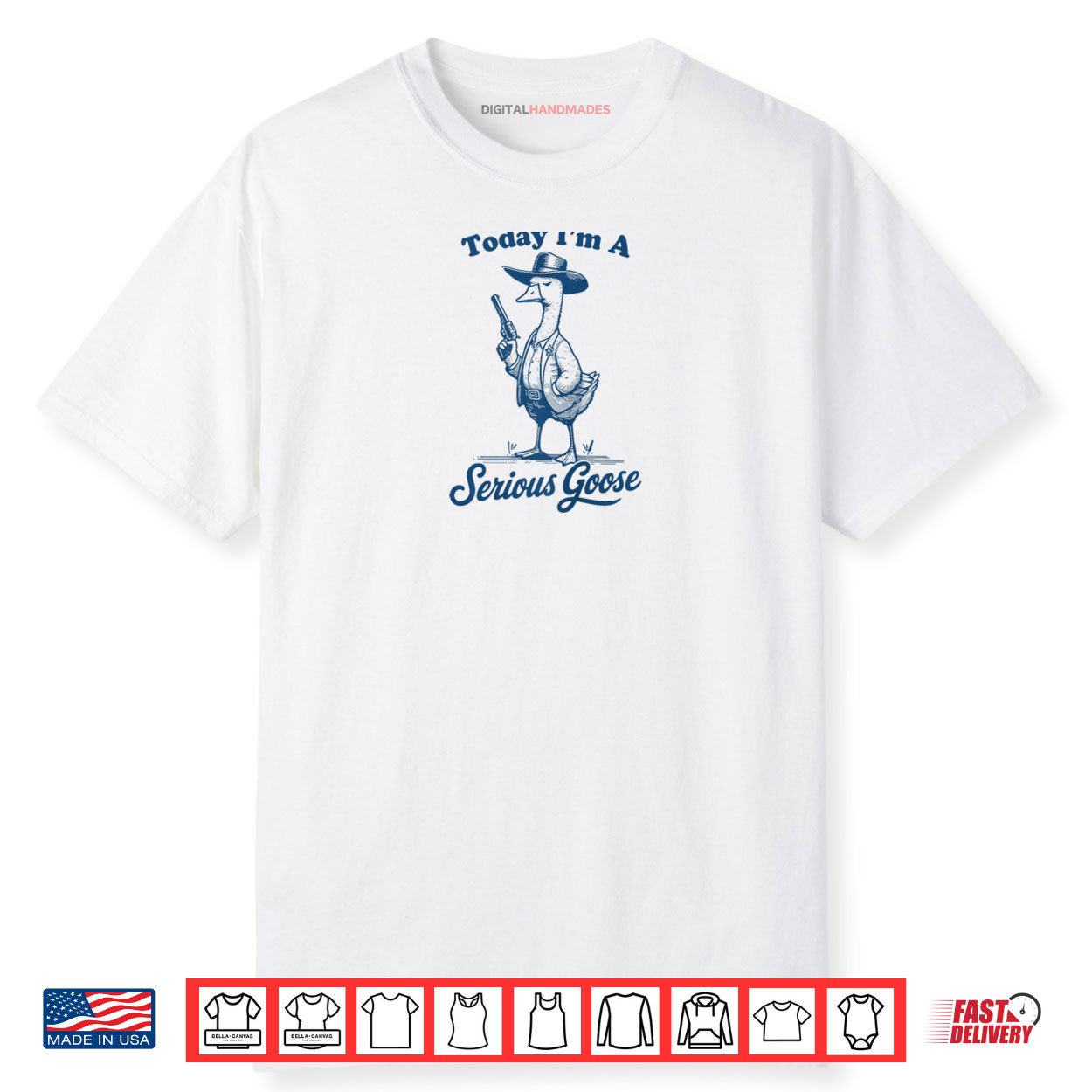 Today I’m A Serious Goose Funny Cowboy Goose Shirt Today I’m A Serious Goose Funny Cowboy Goose Shirt