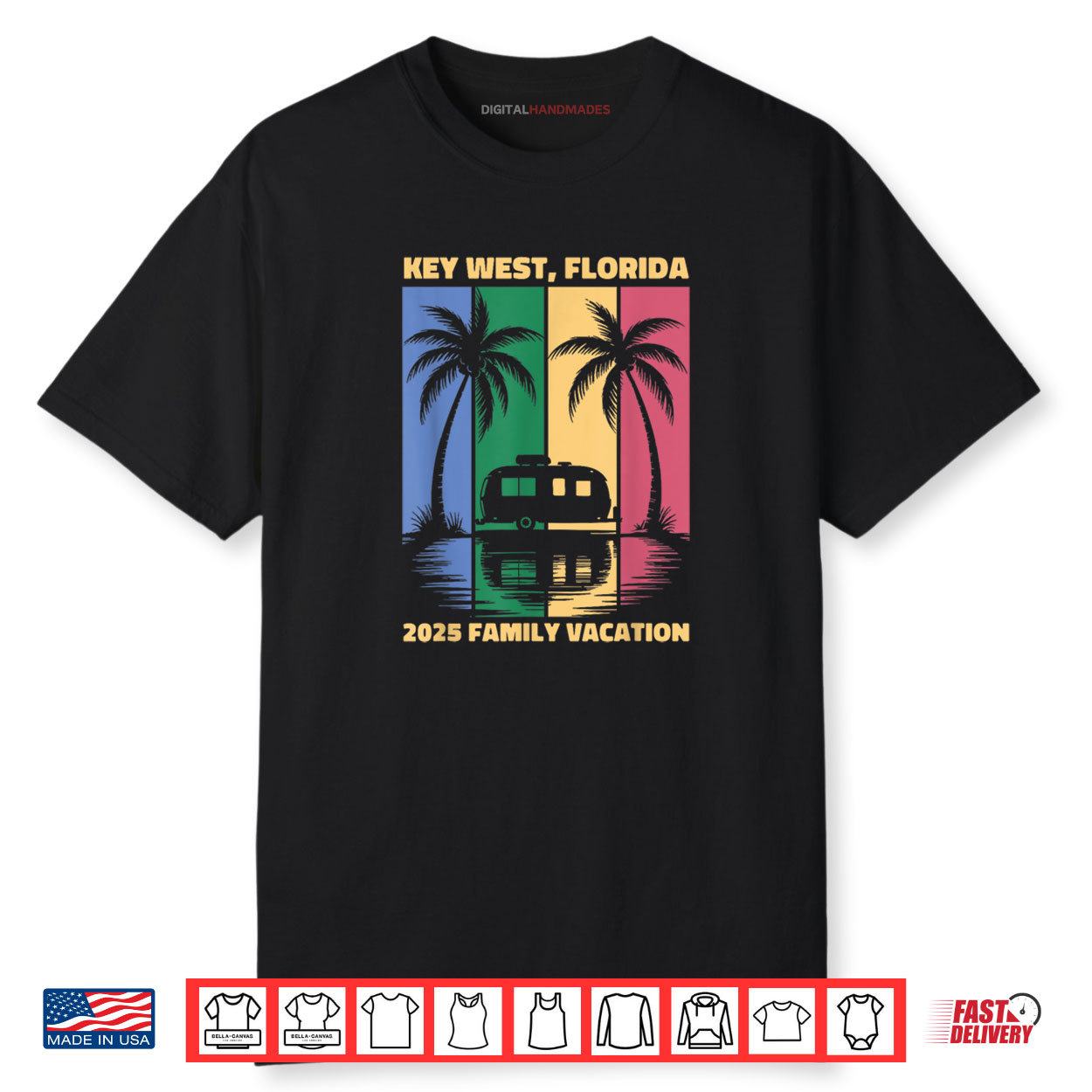 Key West Florida Family RV Vacation 2025 Shirt