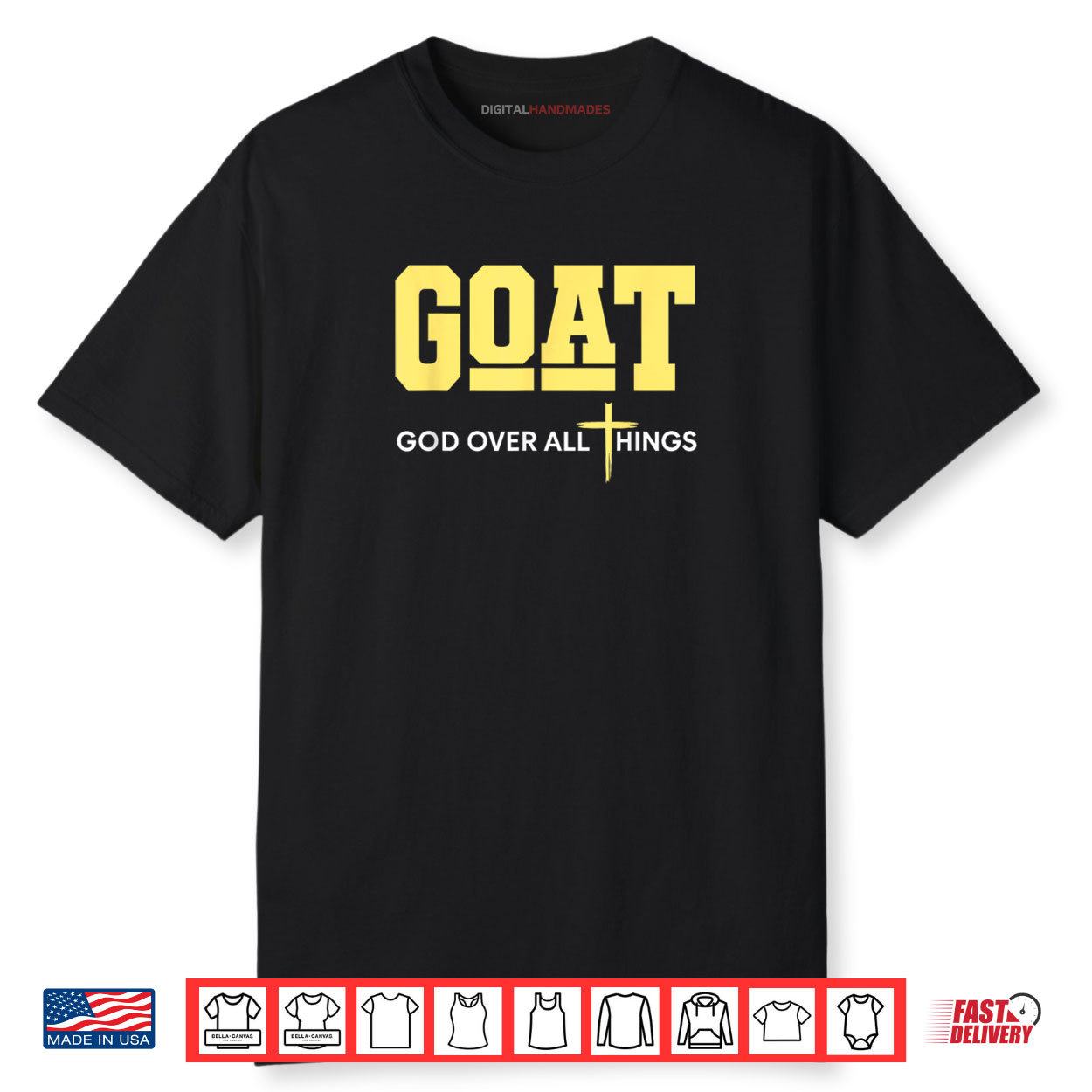 God Over All Things For Men Christian Fathers Day Dad Shirt God Over All Things For Men Christian Fathers Day Dad Shirt