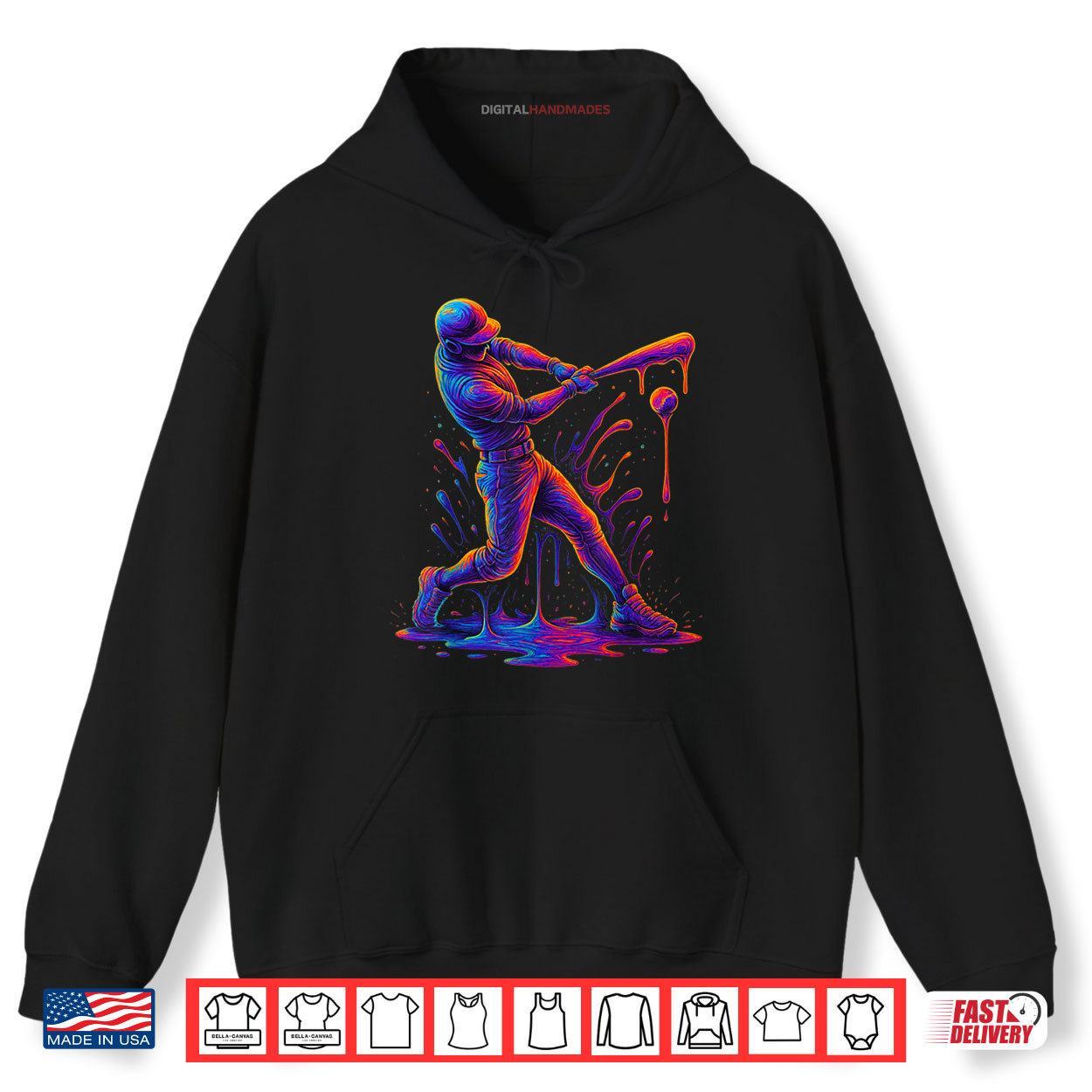 American Baseball Drip Ice Cream for Boys Ball and Bat Youth Shirt 2 Hoodie American Baseball Drip Ice Cream for Boys Ball and Bat Youth Shirt digitalhandmades