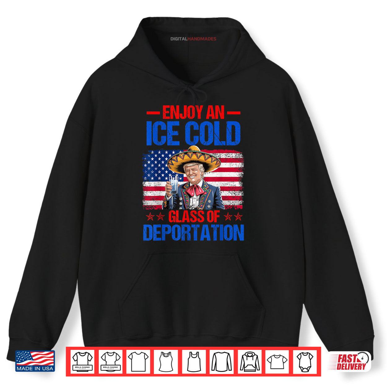 ICE Ice Cold Glass Of Deportation Trump funny 4th of July Shirt 2 Hoodie ICE Ice Cold Glass Of Deportation Trump funny 4th of July Shirt digitalhandmades