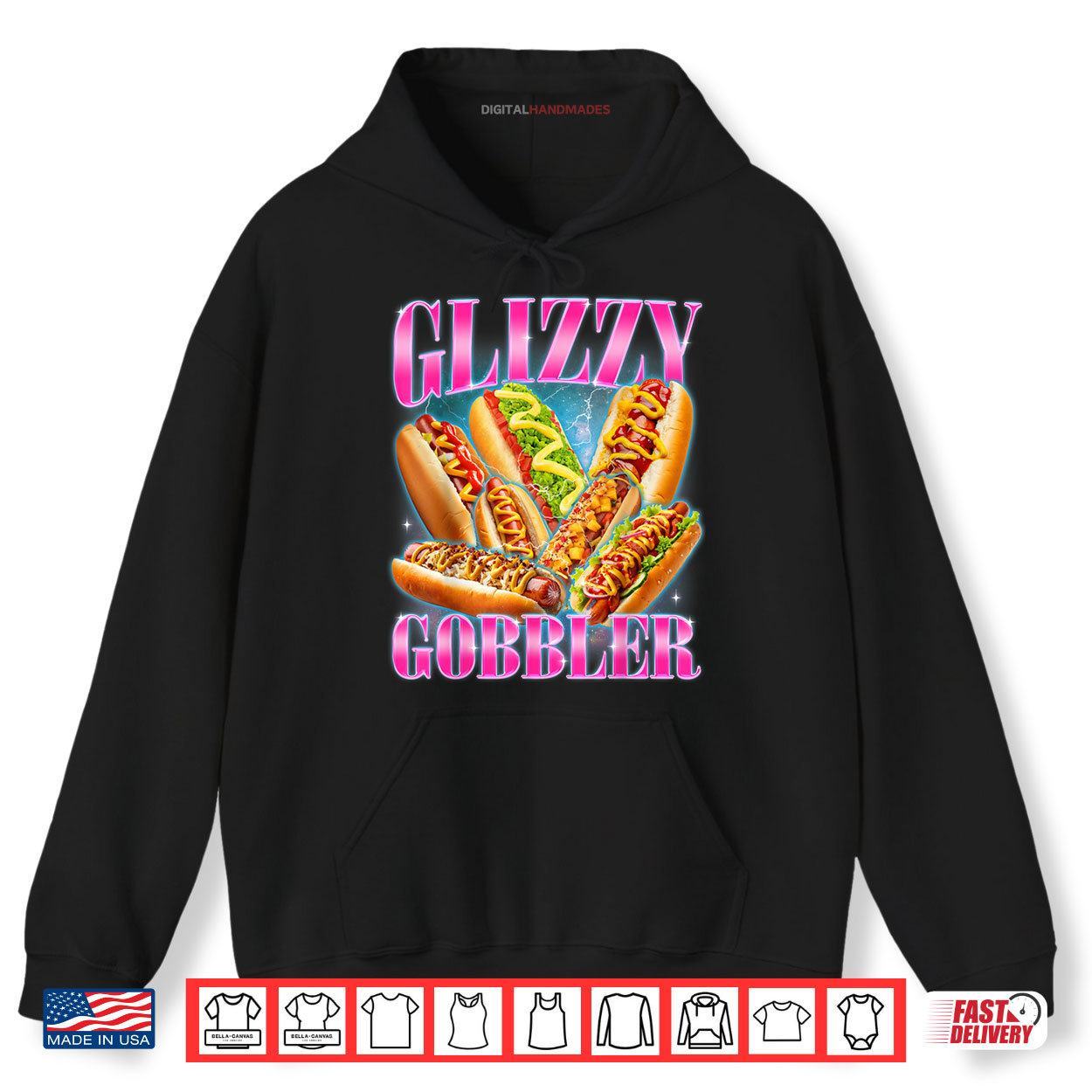 Glizzy Gobbler Funny Hot Dog Glizzy Lovers Bootleg Graphic Shirt 2 Hoodie Glizzy Gobbler Funny Hot Dog Glizzy Lovers Bootleg Graphic Shirt digitalhandmades