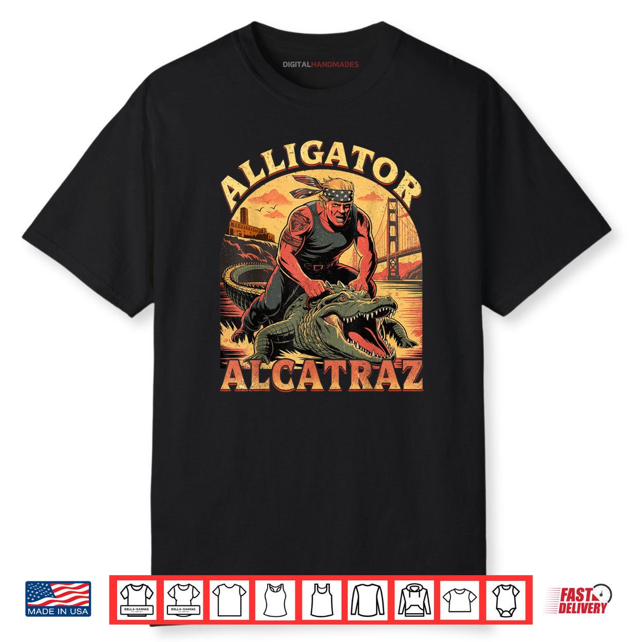 Trump Alcatraz Alligator Alcatraz USA Florida Everglades Shirt Trump Alcatraz Alligator Alcatraz USA Florida Everglades Shirt