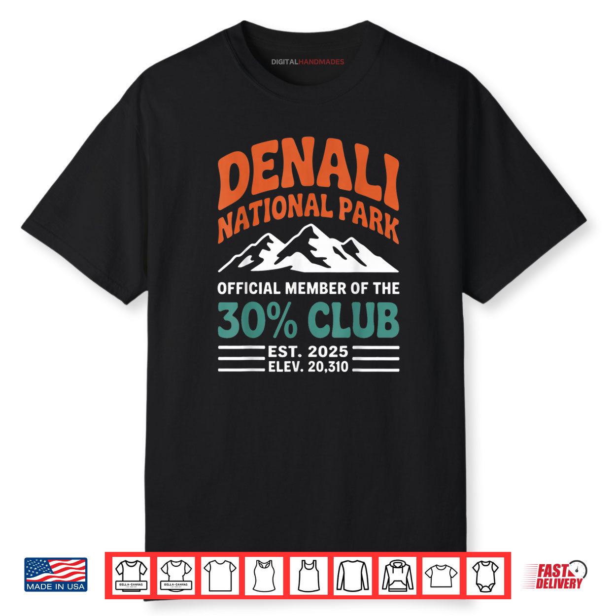Denali 30 Percent Club Est 2025 Hiking Adventure Groovy Shirt Denali 30 Percent Club Est 2025 Hiking Adventure Groovy Shirt