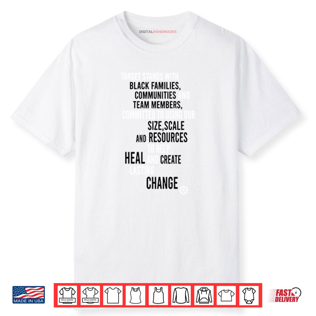 Target Stands With Black Families Communities And Team Members Shirt Target Stands With Black Families Communities And Team Members Shirt