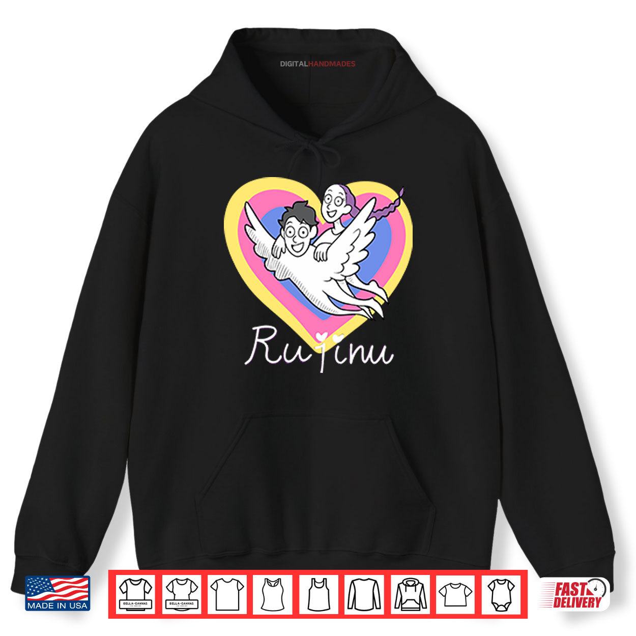 Rujinu Demon Hunters Shirt 2 Hoodie Rujinu Demon Hunters Shirt digitalhandmades