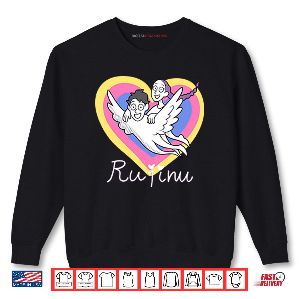 Rujinu Demon Hunters Shirt 1 Sweatshirt Rujinu Demon Hunters Shirt digitalhandmades