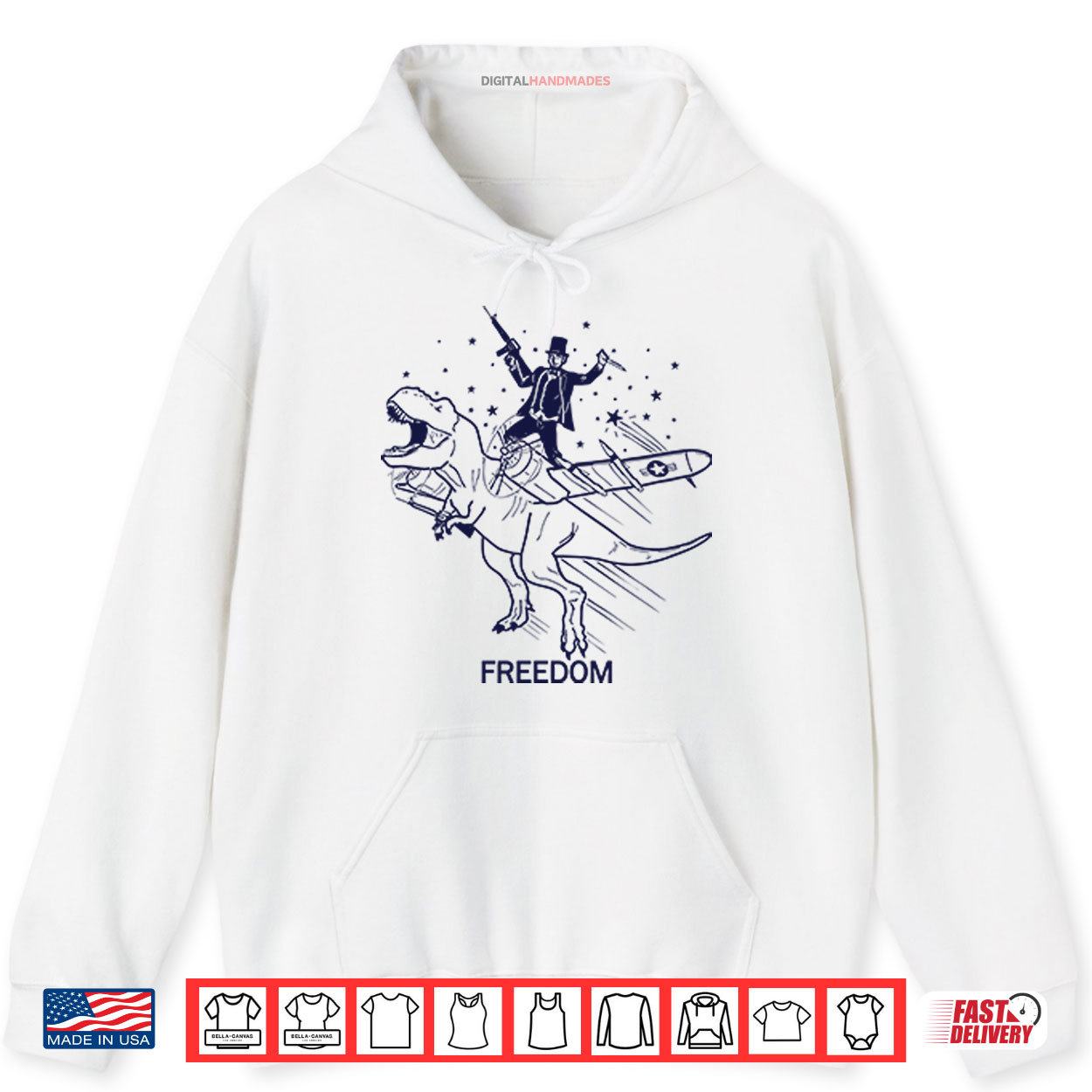 Patriotic Lincoln Riding Dinosaur USA Freedom Shirt 2 Hoodie Patriotic Lincoln Riding Dinosaur USA Freedom Shirt digitalhandmades