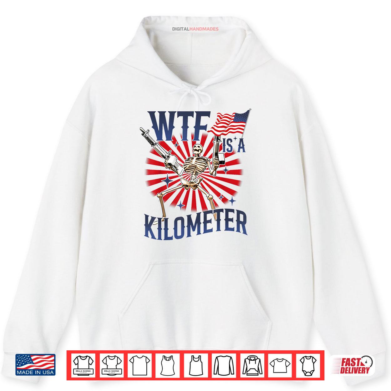 Retro A Kilometer Funny Skeleton Patriotic American Freedom Shirt 2 Hoodie Retro A Kilometer Funny Skeleton Patriotic American Freedom Shirt digitalhandmades