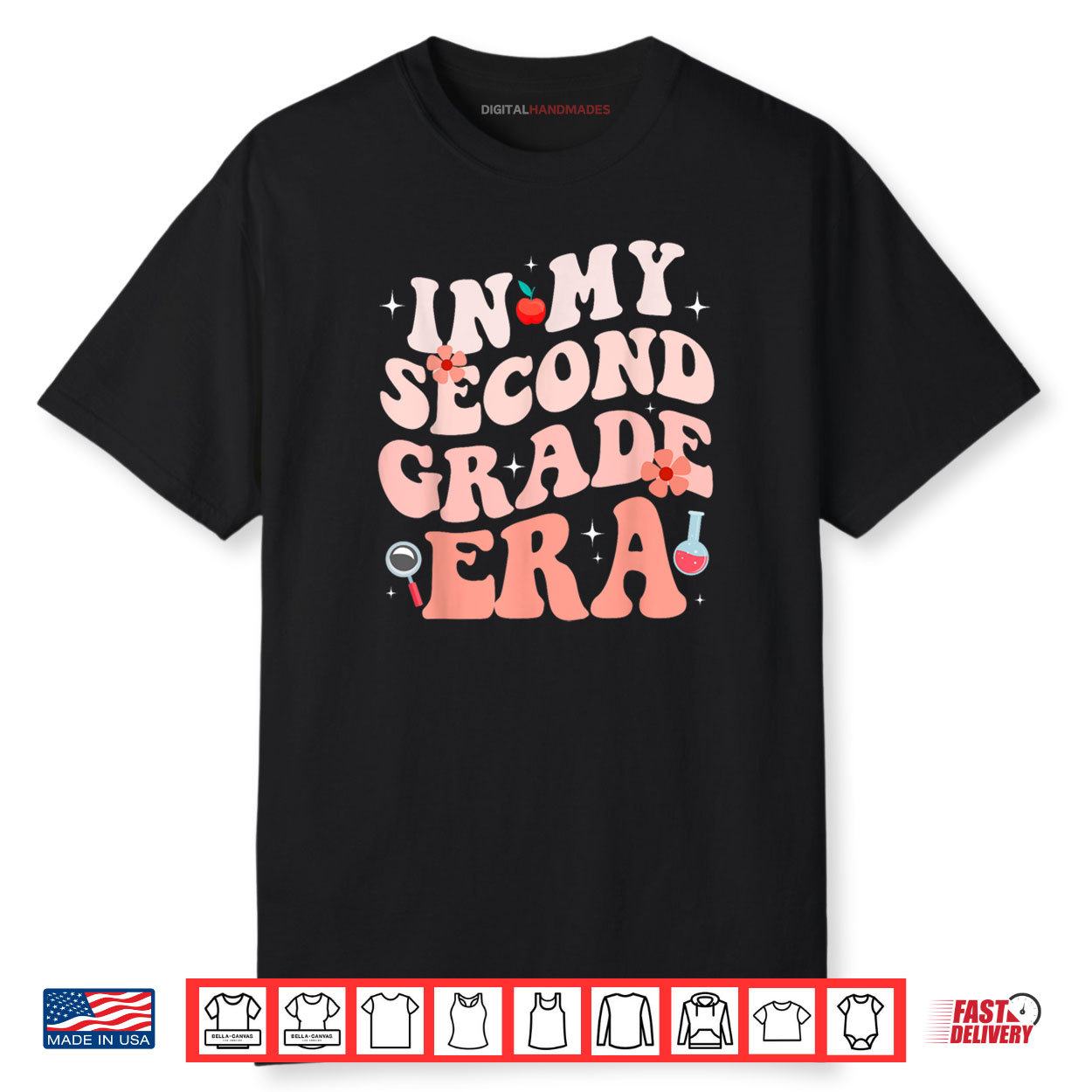 In My Second Grade Era Back To School 2nd Grade Teacher Girl Shirt In My Second Grade Era Back To School 2nd Grade Teacher Girl Shirt