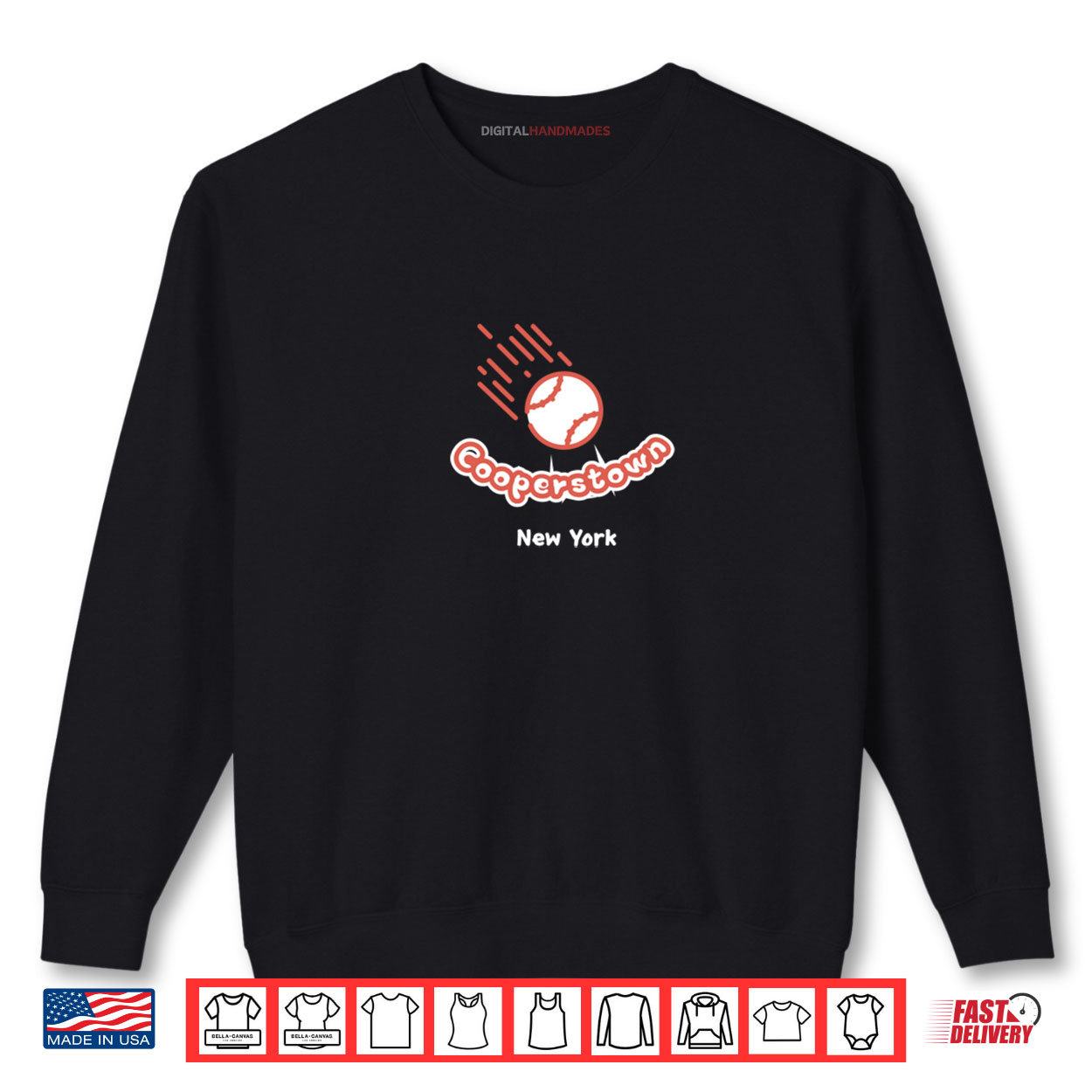 Cooperstown New York Baseball Cooperstown NY Shirt 2 Cooperstown New York Baseball Cooperstown NY Shirt digitalhandmades 1