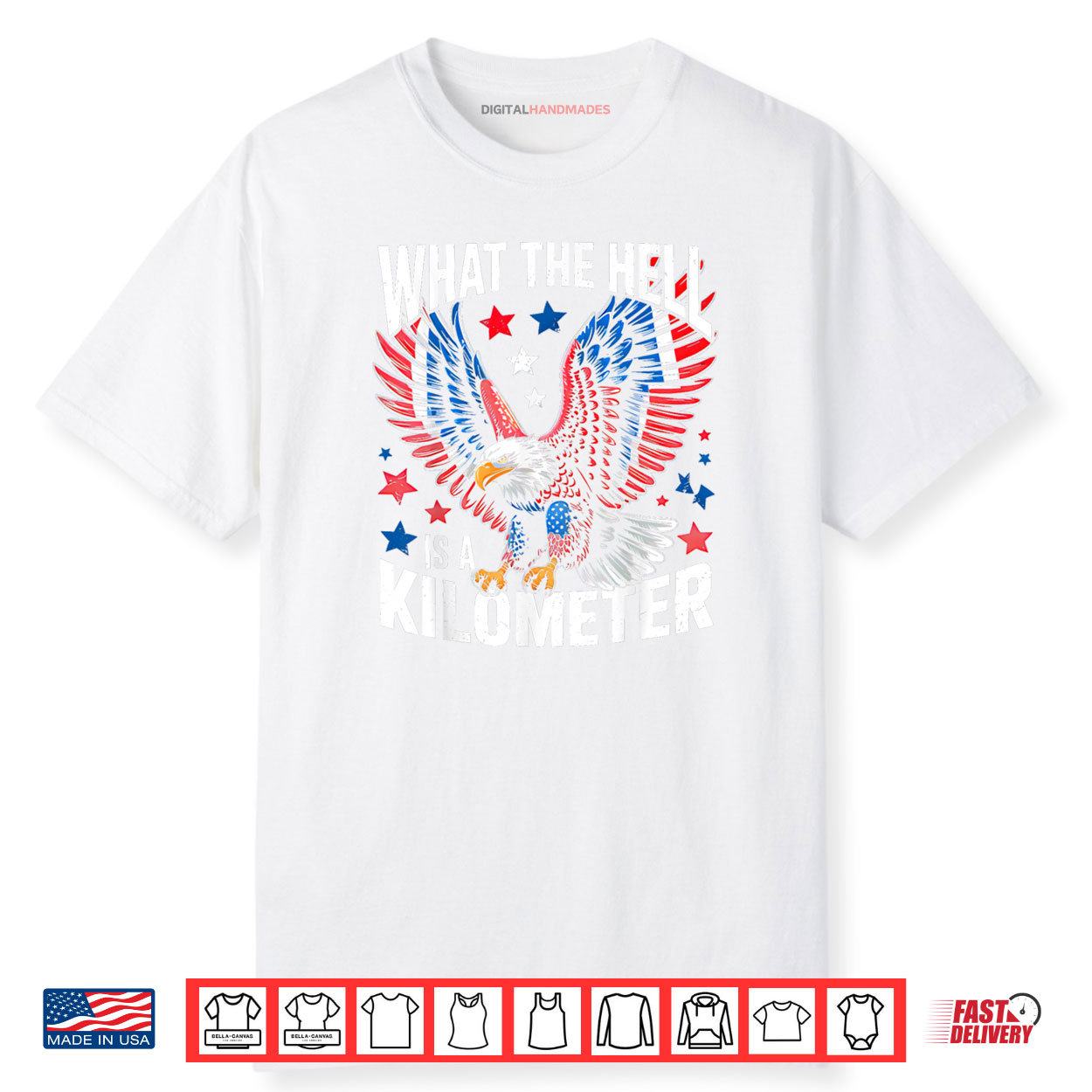 What The Hell Is A Kilometer George Washington 4th Of July Shirt