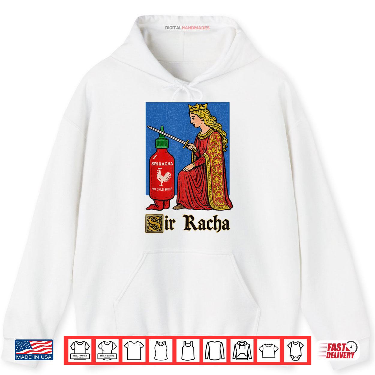 Sir Racha Hot Sauce Art Shirt 2 Hoodie Sir Racha Hot Sauce Art Shirt digitalhandmades