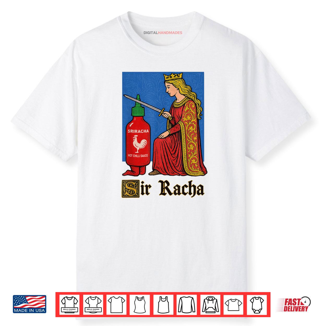 Sir Racha Hot Sauce Art Shirt Sir Racha Hot Sauce Art Shirt