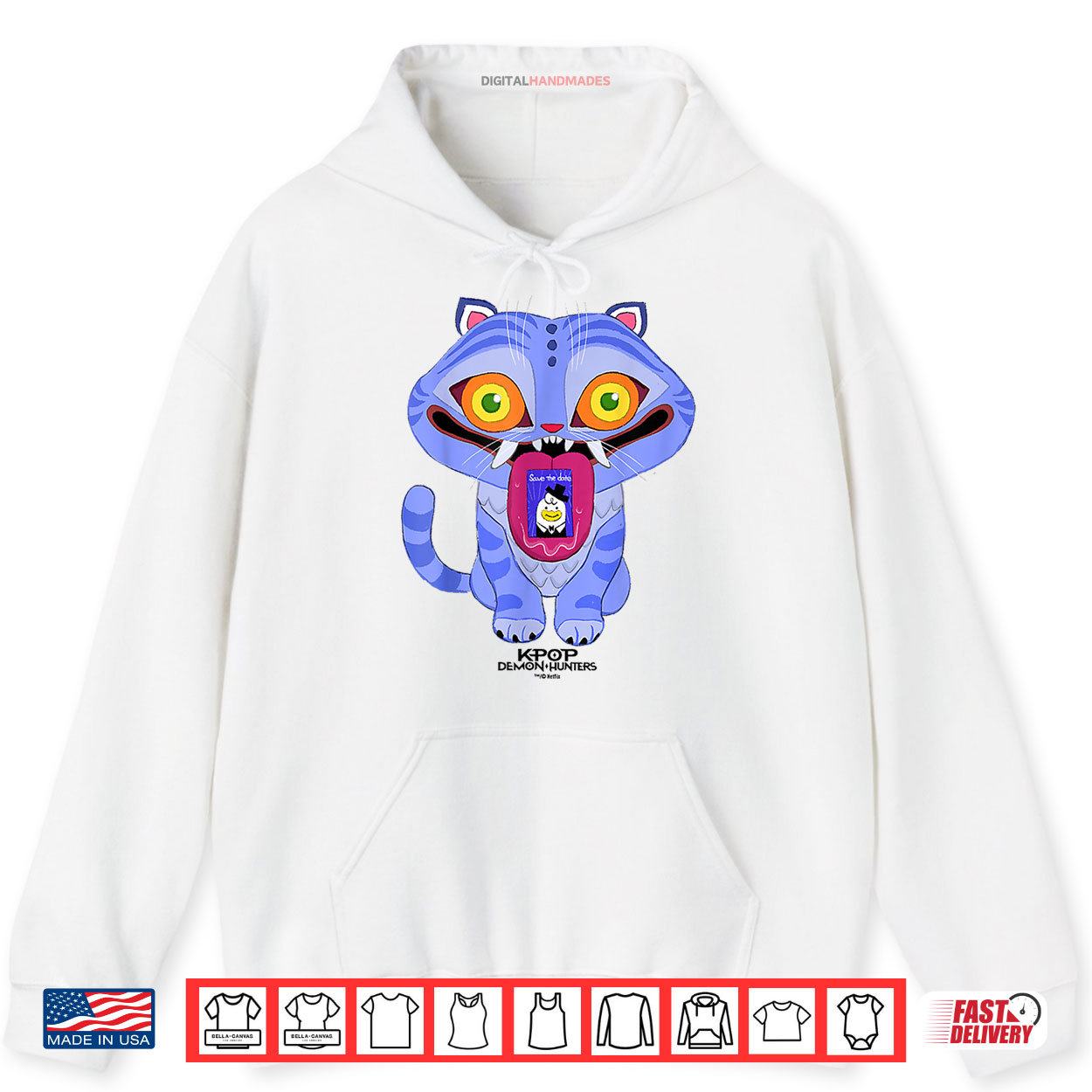 K Pop Demon Hunters Cat Officially Licensed 2 Hoodie K Pop Demon Hunters Cat Officially Licensed digitalhandmades