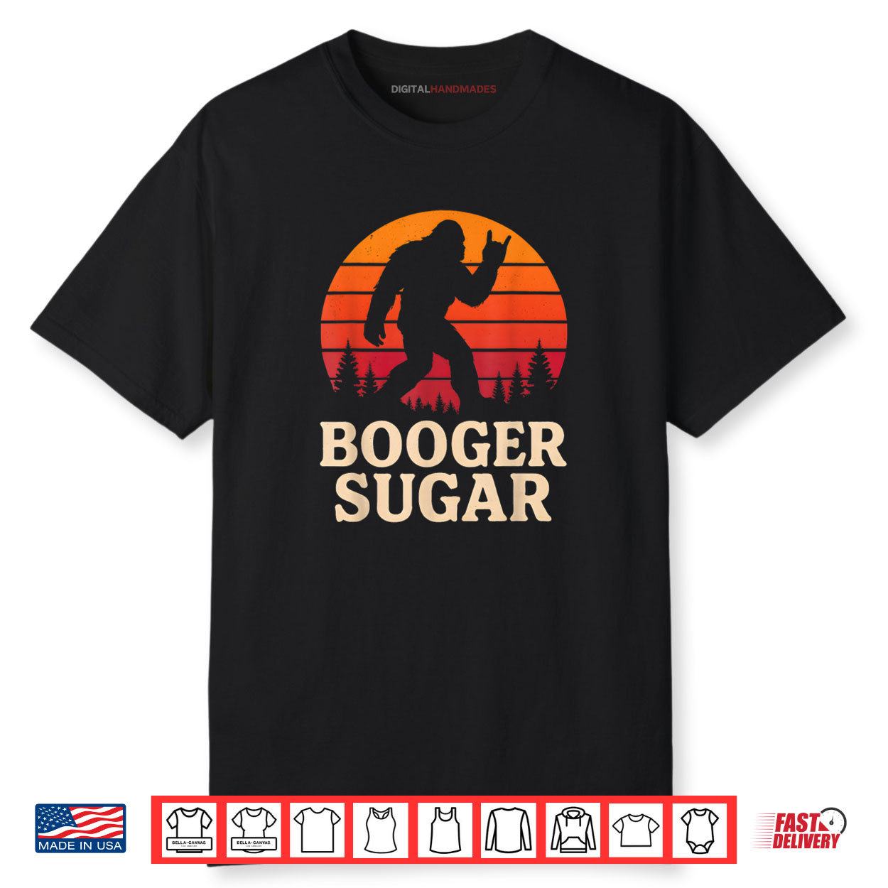 Booger Sugar Nose Beers Sasquatch Yeti Nose Nachos Shirt