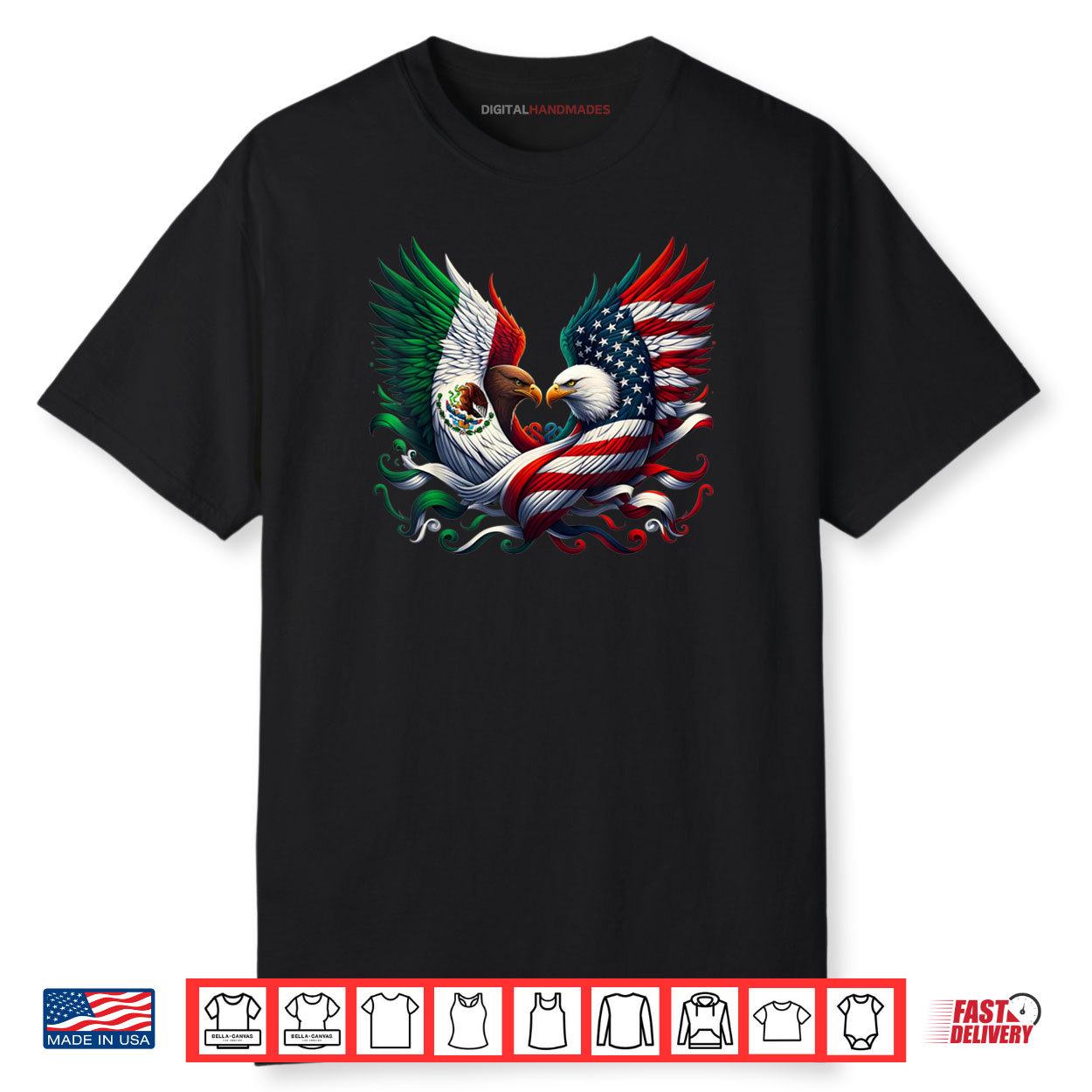 America Mexico Flag Vintage Mexican Roots American Shirt America Mexico Flag Vintage Mexican Roots American Shirt