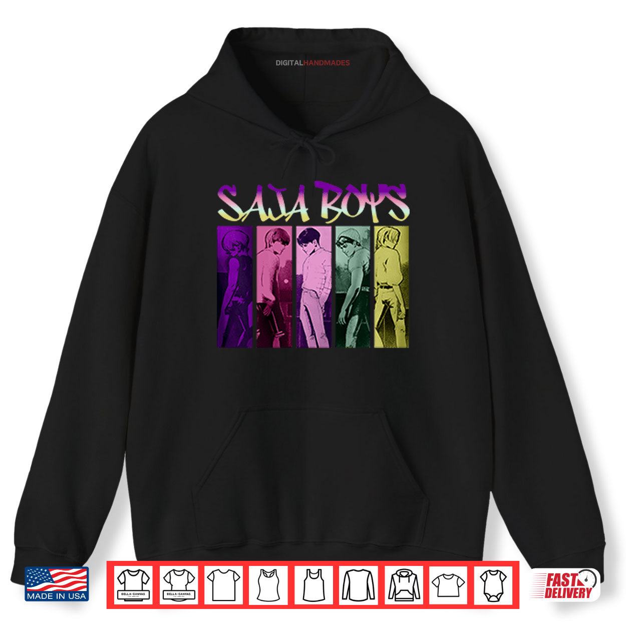Saja Boys KPop Demon Hunters Shirt 2 Hoodie Saja Boys%E2%80%AFKPop Demon Hunters Shirt digitalhandmades