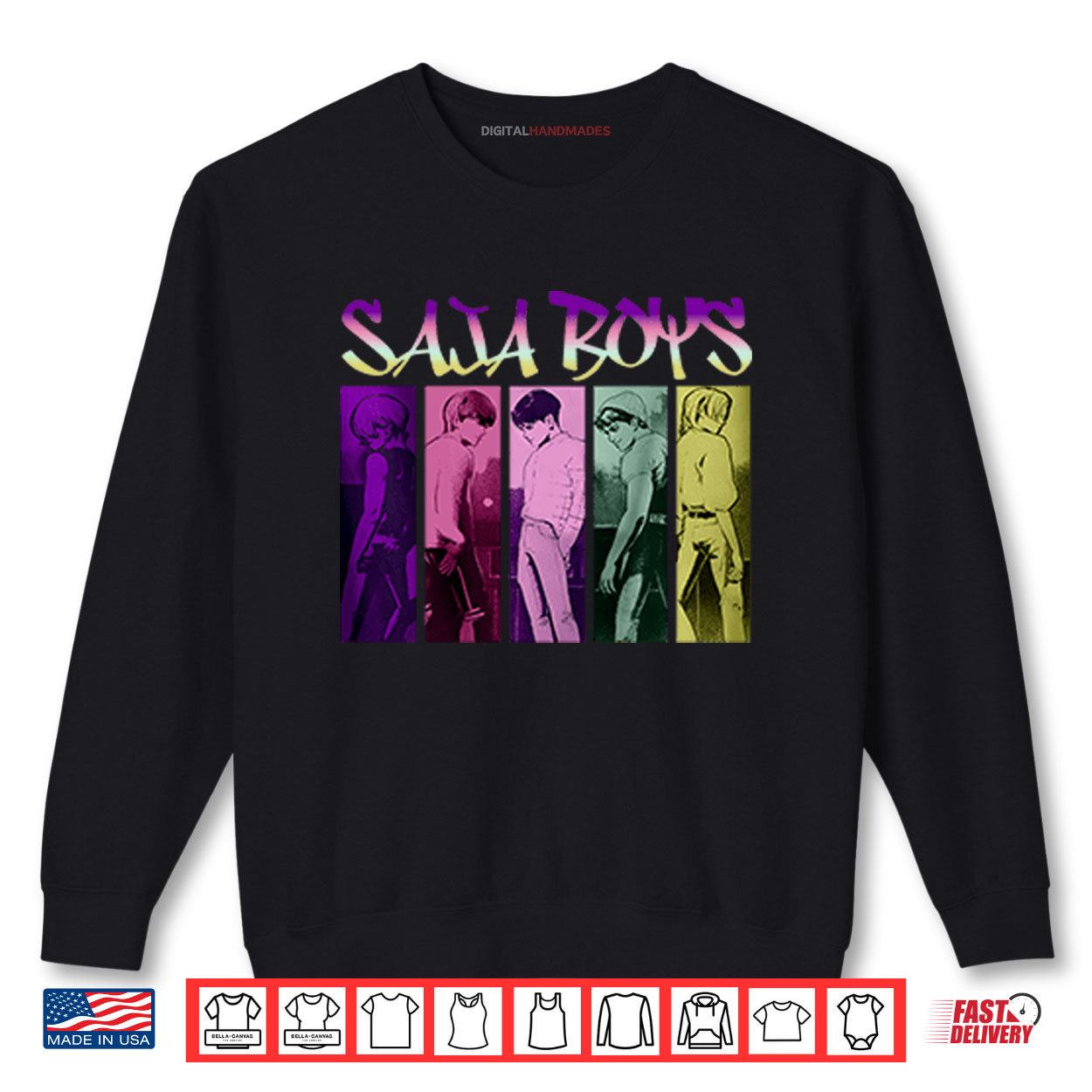 Saja Boys KPop Demon Hunters Shirt 1 Sweatshirt Saja Boys%E2%80%AFKPop Demon Hunters Shirt digitalhandmades