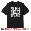 Pay Them What You Owe Them Support Women’s Basketball Fans Shirt
