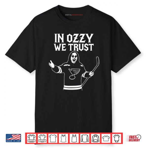In Ozzy We Trust St. Louis Blues x Ozzy Osbourne Tribute Shirt