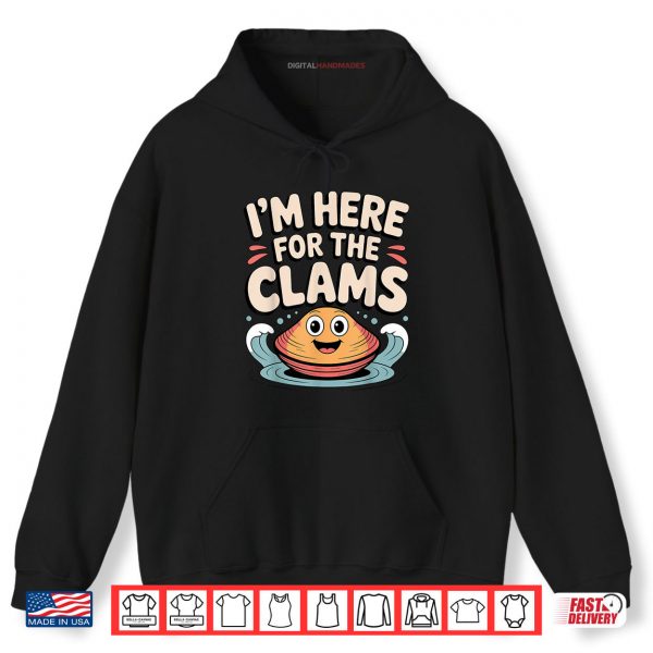 Hoodie I Dig Clams Design for Clam Digging Lover Shirt